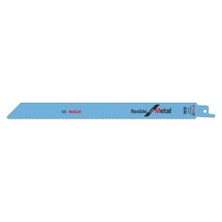 Panza fierastrau sabie Bosch Flexible for Metal S1122BF, 225mm, 14 dinti/inch, 100 bucati