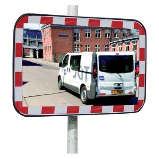 Oglinda rutiera, acril, 800 x 600 mm, distanta vizualizare 9-15 m, cu folie reflectorizanta, DANCOP