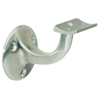 Suport pentru balustrada 5232, curbat, metal usor argintiu anodizat, DENI