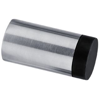 Tampon de oprire pentru usi nr. 3873, inox, montare pe perete, Ø 30 mm, lungime 90mm, DENI