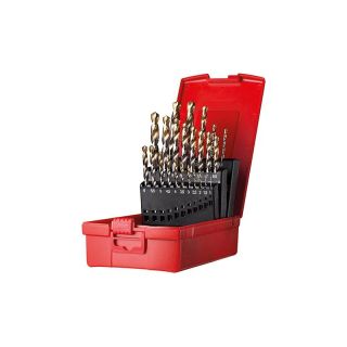 Set burghie pentru metal Dormer HSS 4xD, cilindrica, 1-10.5mm, 24 bucati