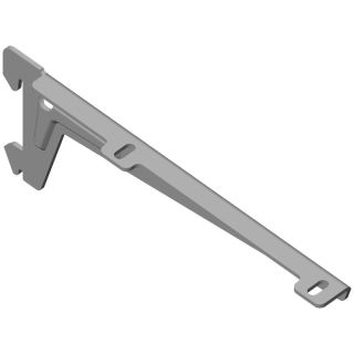 Suport unghiular de raft nr. 10300 (5170), cu 3 carlige, 480 mm, alb, portanta 65 kg, 2 buc, DIY ELEMENT