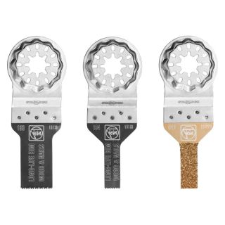 Set panze de fierastrau si pila Combo Starlock Mini Cut, pentru Multimaster, prindere Starlock, 3 buc, FEIN