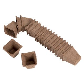 Ghivece de crestere 6x6cm 20 bucati patrate