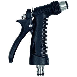 Pistol de pulverizare, reglabil de la jet la ceata fina, conector din alama, ambalat in blister, GEKA