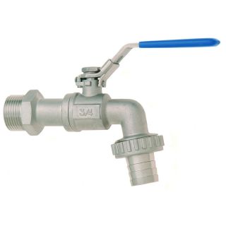 Robinet cu bila din otel cromat, 1/2", cu blocarea parghiei, GEKA