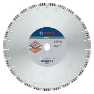 Disc diamantat steatit/minerale dure Bosch PRO Stone, 400x20/25.4x3.2mm
