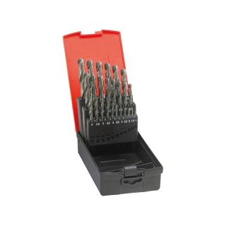 Set burghie pentru metal Guhring HSS, tip N, cilindrica, 1-10.5mm, 24 bucati