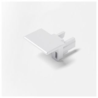 Capace de capat, pentru profil ChannelLine i2, 2 buc, opal, HALEMEIER