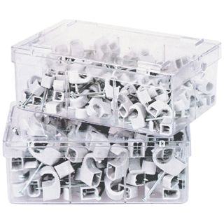 Clema pentru cuie, gri, 4-7 mm, cuie de 25mm, 100 buc, HEIDEMANN