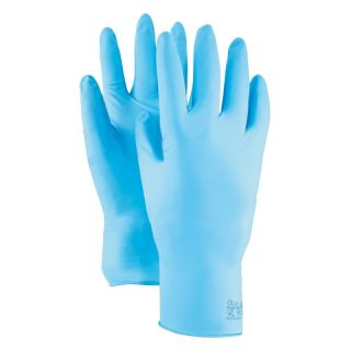 Manusi unica folosinta Honeywell DERMATRIL P 743, albastru, mas. 7, 50 bucati