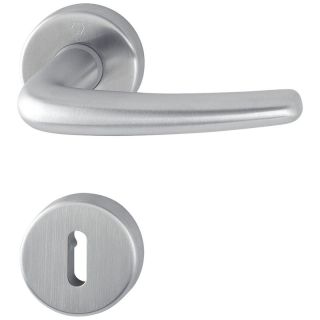 Maner pentru usi de interior 37-42mm, Denver E1310Z/42KV/42KVS, cu rozete, 8mm, BB, inox, HOPPE