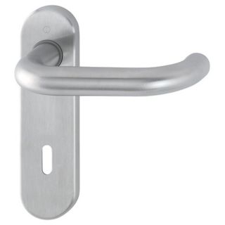 Maner pentru usi de interior 35-45mm Paris E138Z/353K, placa scurta, 8/72mm, BB, inox, HOPPE