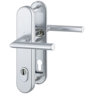 Set maner interschimbabil seria Stockholm 76G/3332ZA/3410/1140, pentru usi 66-71mm, 92/10mm, aluminiu F1, HOPPE
