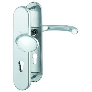 Set maner interschimbabil FS-76G/3331/3310/1138F, Serie Marseille, 72/9 mm, PZ, aluminiu F1, pentru usi cu grosime 40-55mm, HOPPE