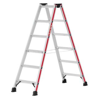 Scara dubla, acces pe ambele parti, 2 x 6 trepte, 1.53 m, HYMER