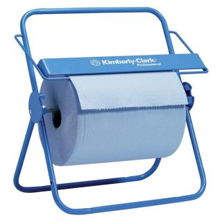 Suport de perete pentru rola de hartie mare, 33 x 30 x 51.5 cm, albastru, KIMBERLY-CLARK