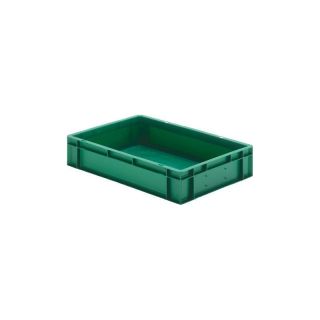 Cutie stivuibila LA-KA-PE TK600/120-0 600x400x120mm verde fara maner