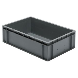 Cutie stivuibila LA-KA-PE TK600/175-0 600x400x175mm gri fara maner