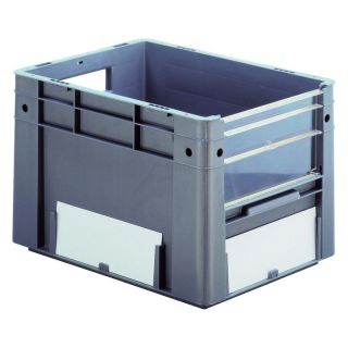 Eticheta alba 210 x 74 mm, pentru cutii de depozitare cu orificiu 210 - 420 mm, 50 buc, LAKAPE