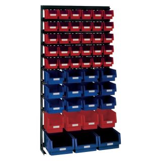 Raft Vario V 15 L, cu 49 cutii PLK 1 - 3 albastre si rosii, 1950 x 1000 mm, LAKAPE