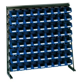 Raft Vario V8A, cu 72 cutii PLK 4 albastre, 1000 x 1000 mm, LAKAPE