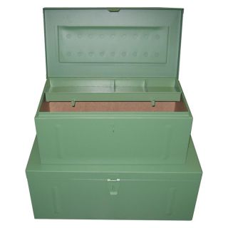 Cutie depozitare din tabla de otel, volum 124 l, 830 x 440 x 340 mm, greutate 20 kg