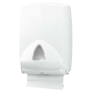 Dozator de prosoape de hartie pliate Elements, 415 x 155 x 305 mm, alb
