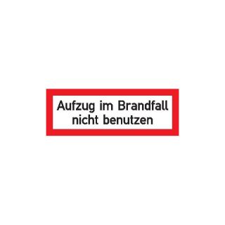 Elevator in caz de incendiu nbFoil autoadeziv, 148x52