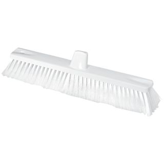 Matura HACCP pentru suprafete mari, 600 mm, peri moi din poliester PBT, grosime 0.25 mm, alba, NOLLE