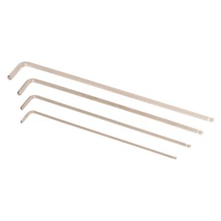 Set chei hexagonale in L, Unior 220/3SL-SET, cap sferic, 1.5 - 3mm, 4 piese