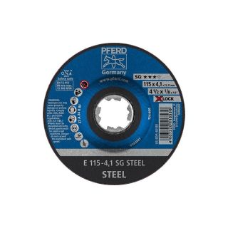 Disc polizare otel Pferd SG STEEL, X-Lock, 115x22.23x4.1mm