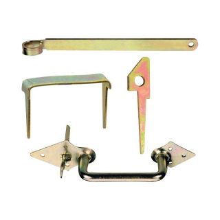 Set incuietoare pentru porti de grajd, cu carlig, pentru grosime max. 45mm, ALBERTS