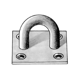 Ureche de prindere 35 x 38 x 9mm, pe placa 55 x 55 x 4mm, POLLMANN