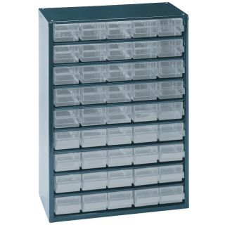 Dulap pentru cutii de depozitare 150 tip 945-00, 417 x 306 x 150 mm, 45 compartimente, RAACO