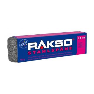 Lana de otel, granulatie fina, 150 g, pentru lemn, RAKSO