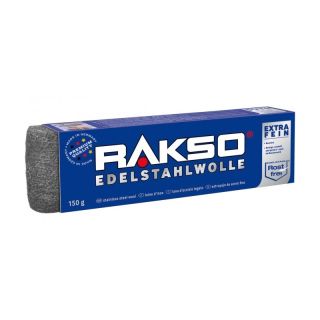 Lana de otel inoxidabil, granulatie medie (3), 150 g, RAKSO