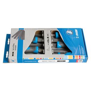 Set de pile Unior 762/5S, fine, 200mm, 5 piese