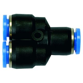 Conector Y, pentru furtun Ø 12 mm, lungime 52.6 mm, max. 10 bar, RIEGLER