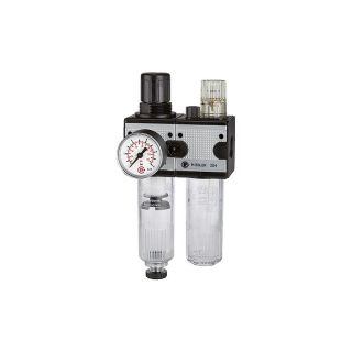 Unitate de intretinere aer comprimat, multifix, recipient PC, G3/8", 1100 l/min, DN10, RIEGLER