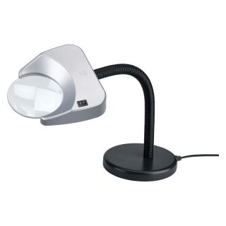 Lampa cu lupa Tech-Line, 2x, Ø 120mm, SCHWEIZER