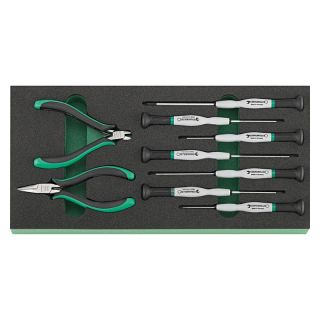 Modul set surubelnite si clesti pentru electronisti TCS 7 821/9, 9 piese, 96830270, STAHLWILLE