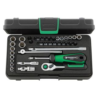 Set tubulare 1/4", 40D/40TX/44KTX/32/6QR, 38 piese, 96010120, STAHLWILLE