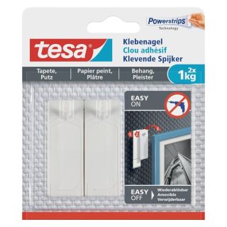 Carlig adeziv tesa pentru tapet, capacitate pana la 1.0 kg, TESA