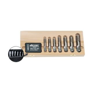 Set tarozi / filiere cu antrenare tip bit, HexTap DS, HSS-G, M3 - M20, 22 buc, 48641, VOLKEL