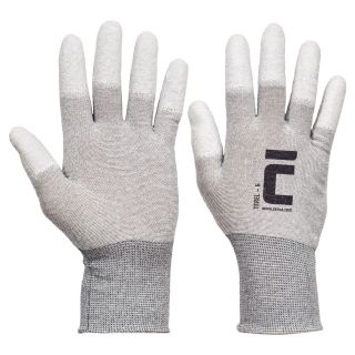 Manusi textile Cerva TEREL, gri, mas. 10