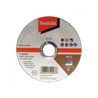 Disc taiere inox Makita D-65969, 125x22.23x1.2mm