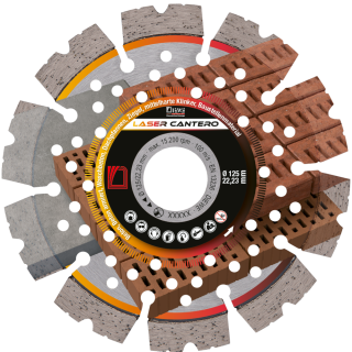 Disc diamantat beton/caramida Diewe LASER CANTERO, 125x22.23mm