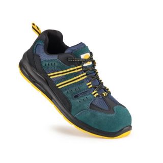 Pantofi de protectie Renania RESPONSE, S1P SRC, negru/galben, mas. 43