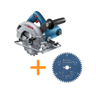 Fierastrau circular de mana Bosch GKS 600, 165mm, 1200W + panza 160x20mm, 48 dinti